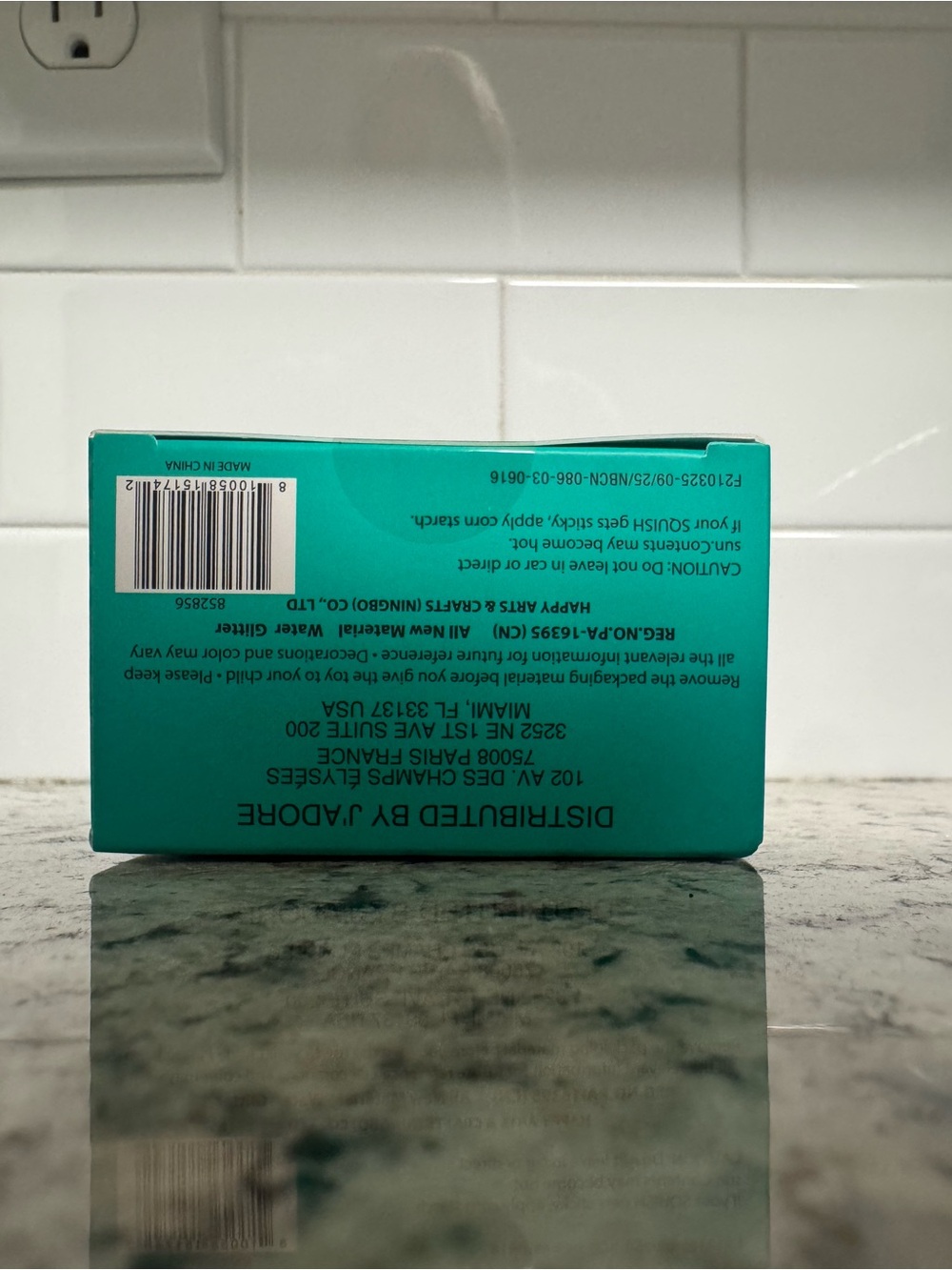 Adore Teal Glitter Cloud Squishy - Picture 6 of 6